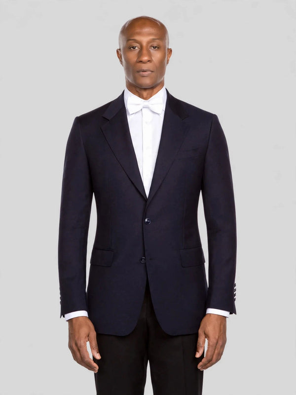 Midnight Navy Two-Button Notch-Lapel Suit Jacket - cover