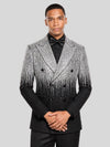 Onyx Silver Ombre Crystal Peak-Lapel Double-Breasted Tuxedo Jacket 06