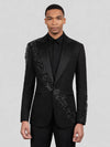 Onyx Jet Peak-Lapel Tuxedo Jacket 04