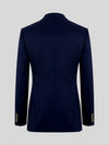 Royal Navy Gold-Button Slant-Flap Peak-Lapel Double-Breasted Suit Jacket 09