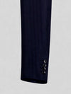 Deep Midnight Navy Pinstripe Six-Button Peak-Lapel Double-Breasted Suit Jacket 10