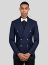 Royal Navy Gold-Button Slant-Flap Peak-Lapel Double-Breasted Suit Jacket 05