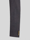 Charcoal Grey Gold-Button Slant-Flap Peak-Lapel Double-Breasted Suit Jacket 10