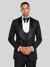 Onyx Jet Scatter Shawl-Collar Tuxedo Jacket 02