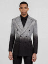 Onyx Silver Ombre Crystal Peak-Lapel Double-Breasted Tuxedo Jacket 04
