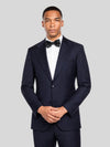 Midnight Navy Two-Button Notch-Lapel Suit Jacket 02