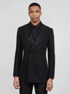 Onyx Jet Crystal-Dot Peak-Lapel Double-Breasted Tuxedo Jacket 04