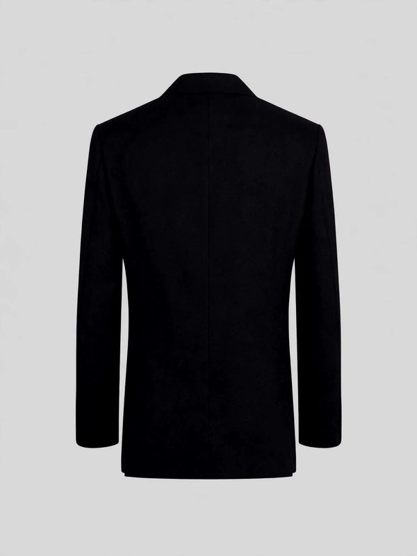 Onyx Patch-Pocket Two-Button Peak-Lapel Double-Breasted Tuxedo Jacket 09