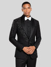 Onyx Jet Peak-Lapel Tuxedo Jacket 05