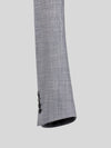 Pearl Grey Check Single-Button Peak-Lapel Suit Jacket 10