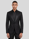Onyx Single-Button Peak-Lapel Suit Jacket 04