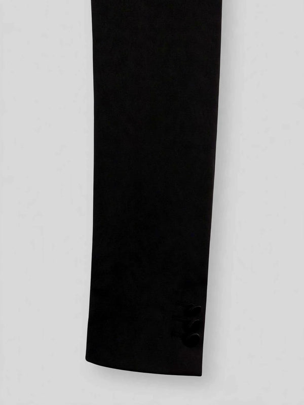Onyx Geometric Mirror-Scatter Peak-Lapel Double-Breasted Tuxedo Jacket 10