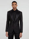 Onyx Jet Crystal-Dot Peak-Lapel Tuxedo Jacket 04