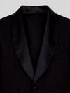 Onyx Smooth Slant-Flap Satin Shawl-Collar Tuxedo Jacket 08