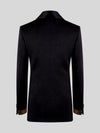 Onyx Gold Beaded-Grid Shawl-Collar Double-Breasted Tuxedo Jacket 09