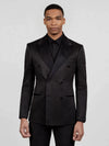 Onyx Grain-Textured Satin Peak-Lapel Double-Breasted Tuxedo Jacket 04