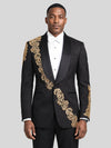 Onyx Gold Shawl-Collar Tuxedo Jacket - cover
