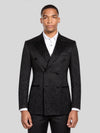 Onyx Jet Bead-Gradient Peak-Lapel Double-Breasted Tuxedo Jacket 01