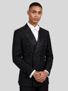 Onyx Jet Beaded Scroll-Vine Peak-Lapel Double-Breasted Tuxedo Jacket 03