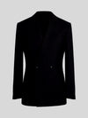 Onyx Patch-Pocket Two-Button Peak-Lapel Double-Breasted Tuxedo Jacket 07