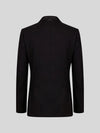 Onyx Classic Satin Shawl-Collar Tuxedo Jacket 09