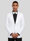 Snow White One-Button Peak-Lapel Suit Jacket 05