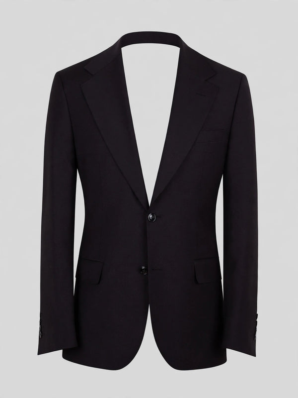 Onyx Two-Button Notch-Lapel Suit Jacket 07