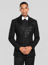 Onyx Crystal Double-Breasted Tuxedo Jacket 05
