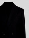 Onyx Patch-Pocket Two-Button Peak-Lapel Double-Breasted Tuxedo Jacket 08