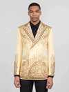 Cream Gold Crystal Cascade Peak-Lapel Double-Breasted Tuxedo Jacket 04