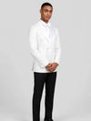 Snow White Paisley-Jacquard Satin Peak-Lapel Six-Button Double-Breasted Tuxedo Jacket 03