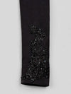 Onyx Jet Beaded Diagonal Shawl-Collar Tuxedo Jacket 10