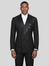 Onyx Crystal Double-Breasted Tuxedo Jacket - cover