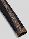 Onyx Gold Fern Crystal Peak-Lapel Double-Breasted Tuxedo Jacket 10