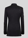 Onyx Jet Shawl-Collar Tuxedo Jacket 09