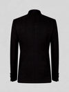 Onyx Textured Satin Shawl-Collar Tuxedo Jacket 09