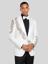 Ivory Crystal Peak-Lapel Tuxedo Jacket 05