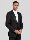 Onyx Jet Paisley-Scatter Peak-Lapel Tuxedo Jacket 03
