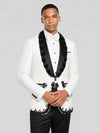 Ivory Jet Beaded-Edge Shawl-Collar Tuxedo Jacket 03