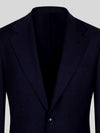 Midnight Navy Two-Button Notch-Lapel Suit Jacket 08
