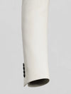 Ivory Jet Beaded-Edge Shawl-Collar Tuxedo Jacket 10