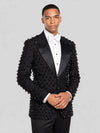 Onyx Jet Spike-Crystal Peak-Lapel Tuxedo Jacket 03