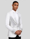 Ivory Silver Crystal Gradient Peak-Lapel Tuxedo Jacket 03