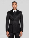 Onyx Jet Bead-Gradient Peak-Lapel Double-Breasted Tuxedo Jacket 05
