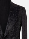 Onyx Jet Crystal-Dot Peak-Lapel Tuxedo Jacket 08