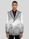 Ivory Jet Bead-Cascade Peak-Lapel Double-Breasted Tuxedo Jacket 04