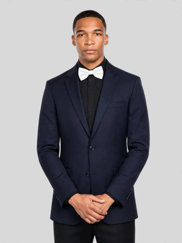 Midnight Navy Two-Button Notch-Lapel Suit Jacket 05