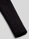 Onyx Jet Bead-Scatter Satin Shawl-Collar Tuxedo Jacket 10