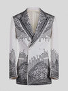 Ivory Jet Bead-Cascade Peak-Lapel Double-Breasted Tuxedo Jacket 07