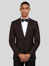 Espresso Two-Button Notch-Lapel Suit Jacket 02